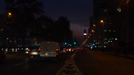 Traffic-on-Santiago,-Chile