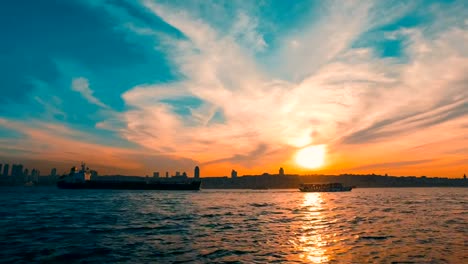 Time-Lapse-of-Istanbul.-Sunset-in-Turkey.