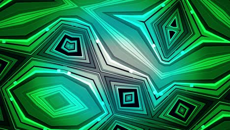 Neon-blue-and-green-digital-kaleidoscope