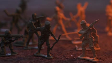 toy-model-soldier-in-the-fire.-The-concept-of-the-death-of-war.-slow-motion