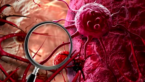 animation---Concept-of-Cancer-Cell-in-human-body