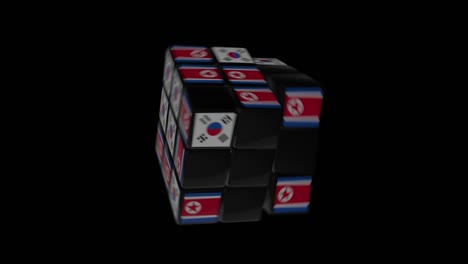 Rubiks-Nordkorea-gegen-Südkorea