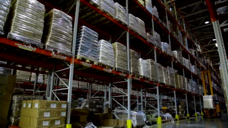 Working-forklift-inside-a-huge-warehouse