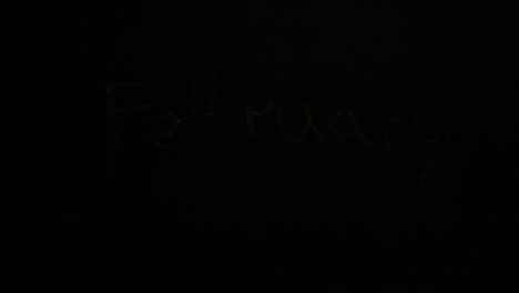 black-Chalkboard-month-February-text