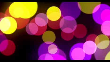 Zusammenfassung-Hintergrund-mit-animierten-leuchtenden-lila-Magenta-weißen-Bokeh-Schleife,-alpha