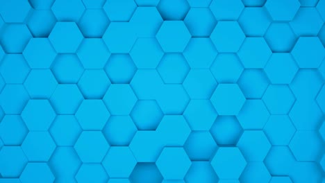 Many-abstract-geometric-hexagons-as-wave,-optical-Illusion,-computer-generated