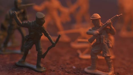 toy-model-soldier-in-the-fire.-The-concept-of-the-death-of-war.-slow-motion