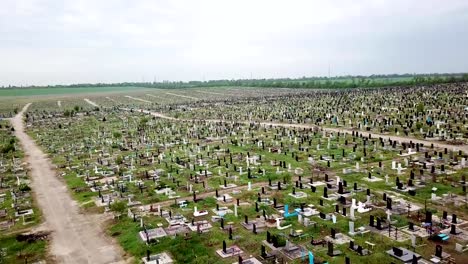 Aerial-view.-The-biggest-cemetery-in-Europe