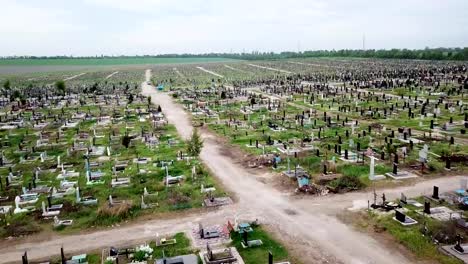 Aerial-view.-The-biggest-cemetery-in-Europe