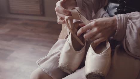 Beautiful-ballet-dance.-Preparation.