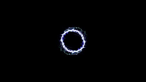 Magical-Particles-Ring-Abstract-Background,-Animation,-Rendering,-Loop