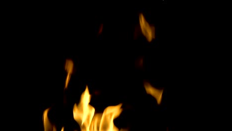 Fire-on-black-background