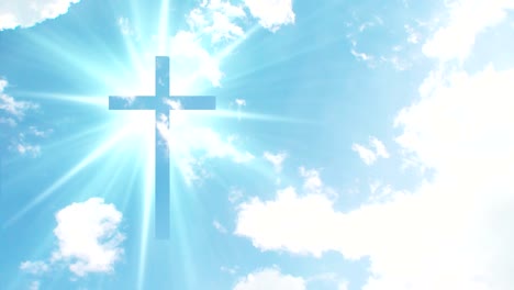 Christian-cross-appears-bright-in-the-sky