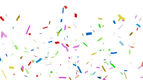 Multi-colored-confetti-falling-+-Alpha-Channel