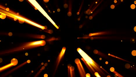 Abstract-golden-particles-with-flares-are-in-space,-modern-background,-3d-render-backdrop