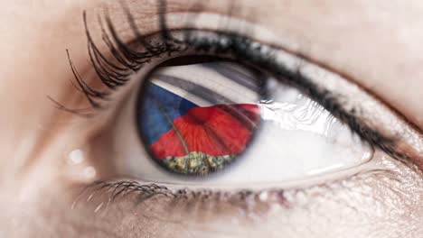 woman-green-eye-in-close-up-with-the-flag-of-Czech-Republic-in-iris-with-wind-motion.-video-concept