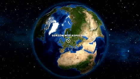 EARTH-ZOOM-IN-MAP---POLAND-GORZOW-WIELKOPOLSKI