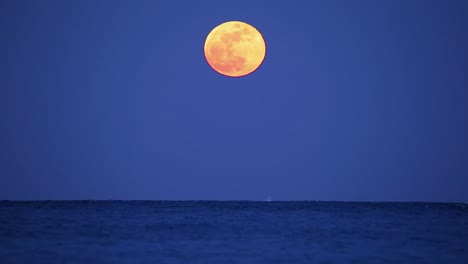 Vollmond-über-dem-Meer-in-Spanien