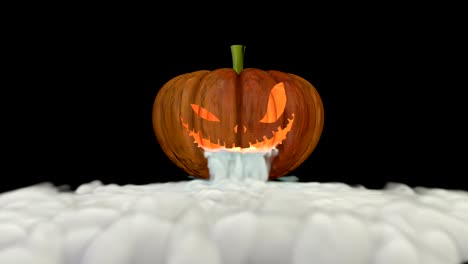 Halloween-Pumpkin-evil-with-smoke