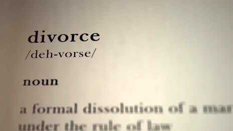 Divorce-Definition