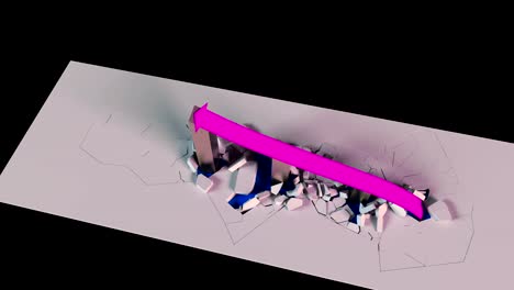 Tabla-de-crecimiento-de-negocio-de-renderizado-3D-con-una-flecha-destruye-las-barreras-que-levanta