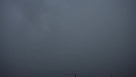 Lightning-and-storm-clouds-in-Slow-Motion,-sequence