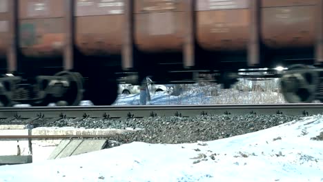 Wheels-of-a-passing-freight-train