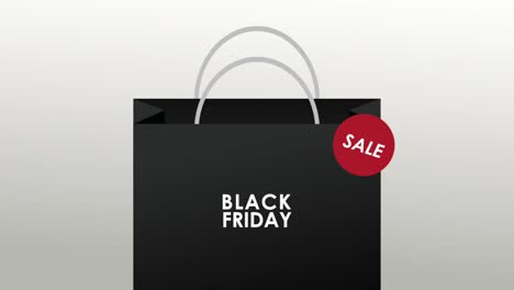 Negro-bolso-de-compras-HD-animación-de-viernes