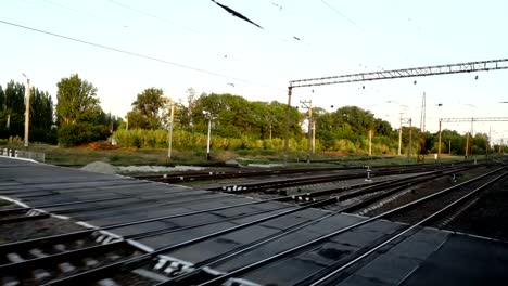 Railway-crossing.-Shooting-in-the-movement.