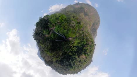 Wunderschönen-tropischen-Wasserfall.-Bali,-Indonesien