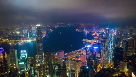 paisaje-de-pico-de-la-noche-victoria-aérea-timelapse-panorama-4k-hong-kong