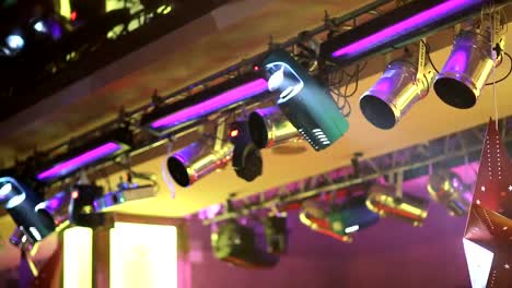 multicolored-searchlights-in-a-nightclub-at-a-New-Year's-party