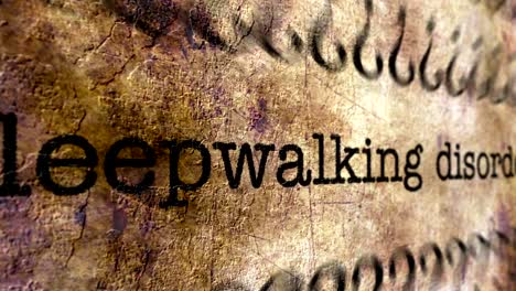 Sleepwalking-disorder-grunge-concept