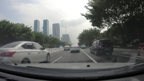 Driving-a-Car-on-city-road