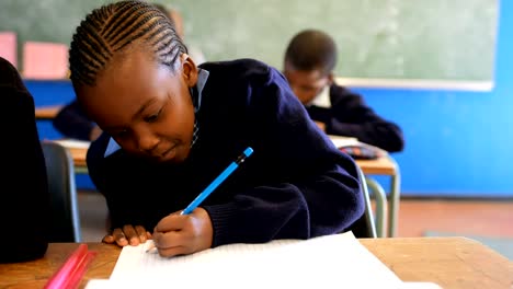 Schoolkid-studying-in-the-classroom-at-school-4k