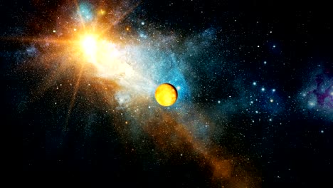 Realistische-schönen-Planeten-Merkur-aus-dem-Deep-space