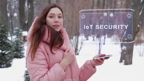 Red-haired-girl-with-hologram-IoT-SECURITY