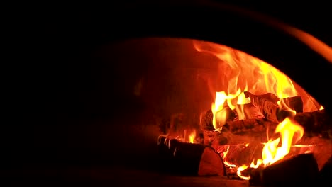 Beautiful-Fire-Close-Up-Slow-Motion.-Video-Clip-of-Burning-Firewood-in-the-Fireplace.-Firewood-Burn-in-the-wood-burning-stove.-30fps-Full-HD