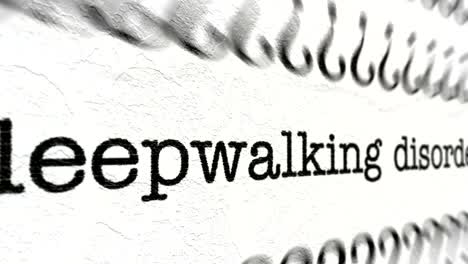 Sleepwalking-disorder