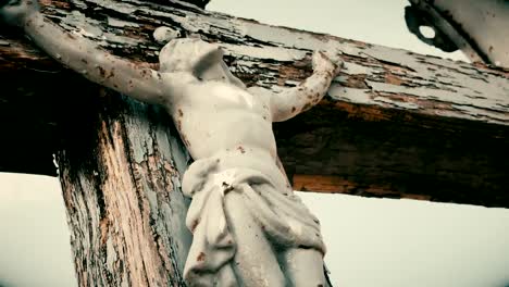 Jesus-Christus-Vintage-Kreuz