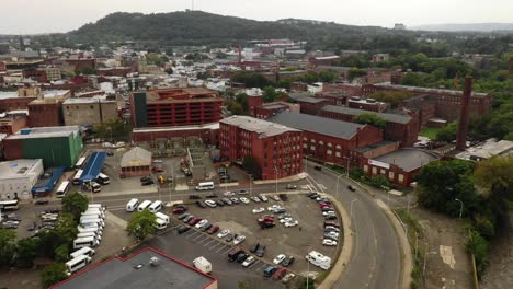 Aerial-of-Paterson,-New-Jersey