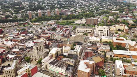 Aerial-of-Paterson,-New-Jersey