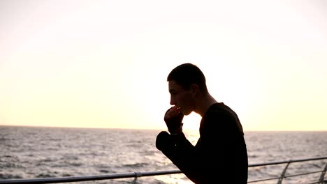 Man-Exercising-on-Seaside-Promenade