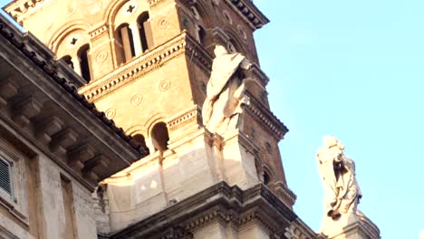 close-up-church-Santa-Maria-Maggiore,-Rome