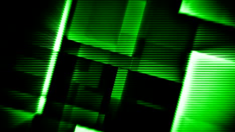 Green-glowing-squares-hi-tech-abstract-motion-background-seamless-loop