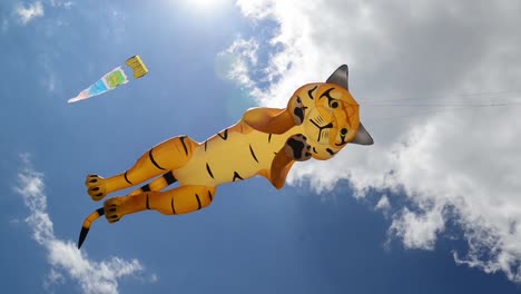 Giant-Flying-Tiger-Kite-In-The-Air.
