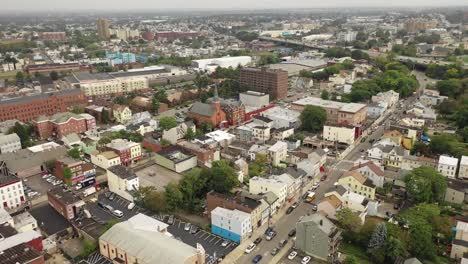 Aerial-of-Paterson,-New-Jersey