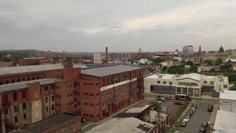 Aerial-of-Paterson,-New-Jersey