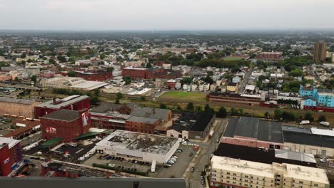 Aerial-of-Paterson,-New-Jersey