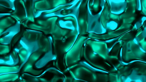 4K-Liquid-turquoise-metal-surface.